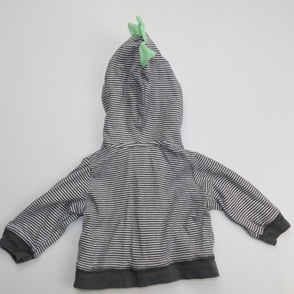 Carter's Newborn Dragon Dinosaur Full Zip Hoodie - Picture 7 of 8